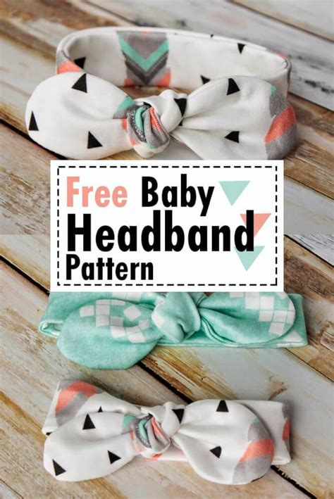 Easy Diy Baby Headband Pattern Free Sewing Knot Bow Headband Pattern
