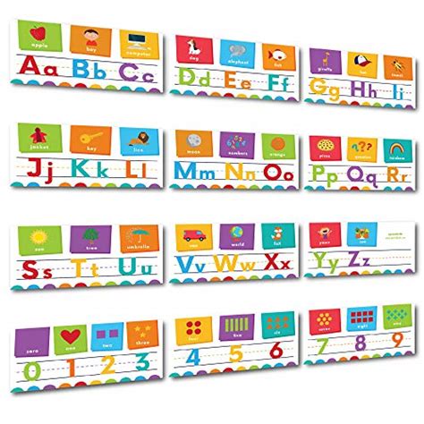Sproutbrite Alphabet Wall Classroom Decorations And Bulletin Board
