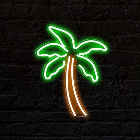 Palm Tree Neon Sign Little Pineapple Neon