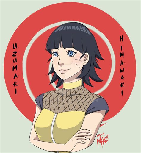 Himawari Uzumaki By Mela Mka On Deviantart