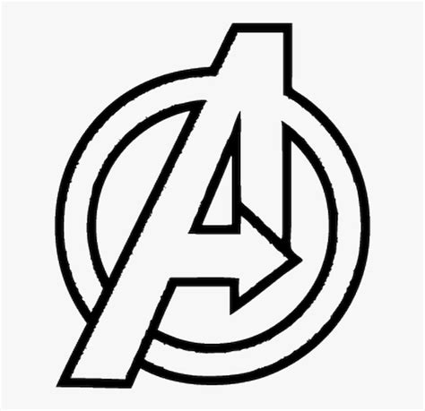 Avengers Logo White Png Clipart Png Download Avengers Logo Drawing