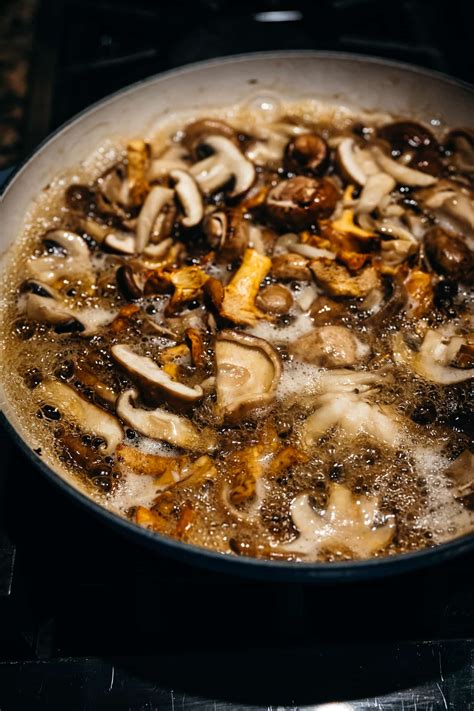 Pan Seared Wild Mushrooms Quick And Easy Crowded Kitchen