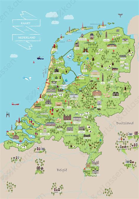 Nederland stelt nu ook aanvullende reisbeperkingen in. Vrolijke Cultuurkaart van Nederland 693 | Kaarten en ...