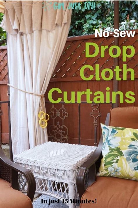 You Can Have Beautiful Curtains For Your Home Or Patio In Less Than 15