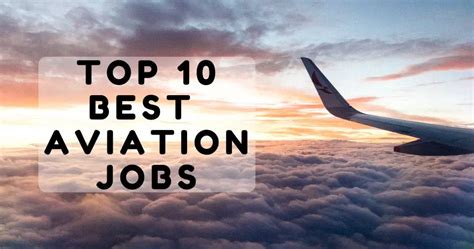 What Jobs Are There In The Aviation Industry Explore 10 Best Aviation