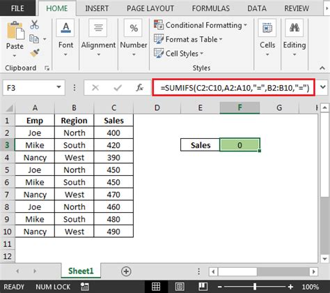 Using A Blank Cell As A Criteria In Excel Sumifs