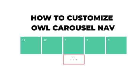 How To Customize Owl Carousel Nav How To Make Slider Using Owl