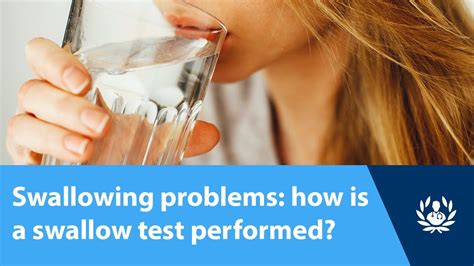 Swallowing Problems How Is A Swallow Test Performed Youtube