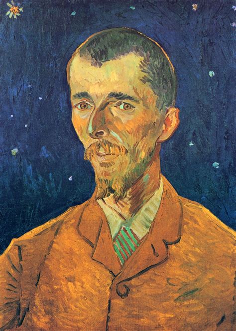 Portrait Of Eugene Boch Vincent Van Gogh Van Gogh Portraits Van