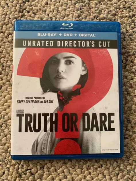 Truth Or Dare Blu Ray DVD Unrated Director S Cut EBay