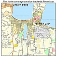 Aerial Photography Map of Traverse City, MI Michigan