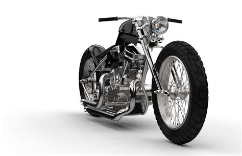 3d Cad Render Harley Davidson Bobber Model By Productreflex On Deviantart