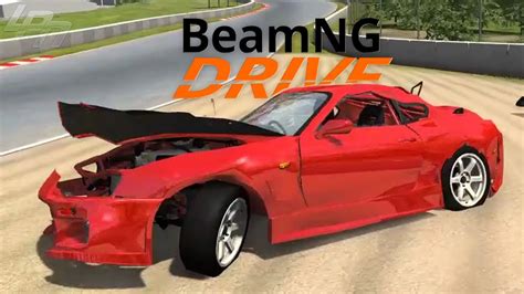 Beamng Drive Crashes Hiroshi Prasu Toyota Supra Youtube