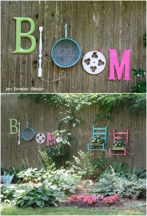 30 Eye Popping Fence Decorating Ideas That Will Instantly Dress Up Your