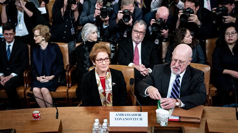 Impeachment Hearings Live Updates Of Marie Yovanovitchs Testimony The New York Times