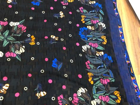 1980s Emanuel Ungaro 54x54 Silk Oversized Floral Scarf For Sale At 1stdibs