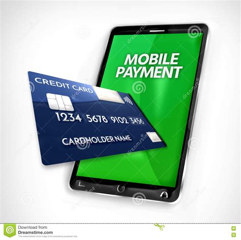 Then, simply log in to your propay mobile app to process credit/debit card payments or use it. Mobile Payment Credit Card 3d Render Stock Illustration ...