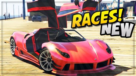Gta 5 Online New Dlc Cars And Best Races Stunts And Jumps Youtube