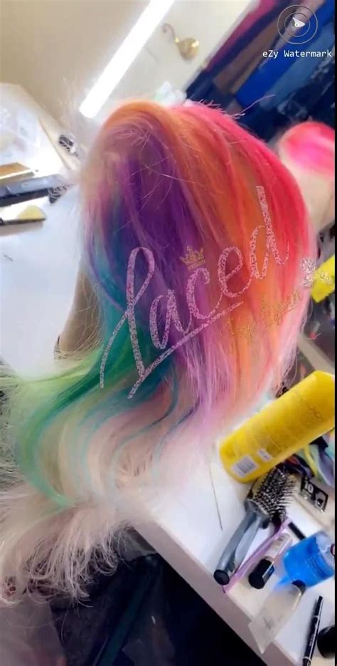 Arrogant Tae X 6ix9ine Inspired Hair Video In 2020 Rainbow Hair