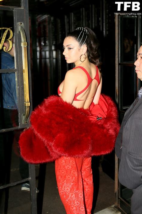 Braless Charli XCX Stuns In All Red Out In NYC 21 Photos PinayFlixx