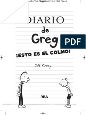 La colección completa por el momento de diario de greg. El Diario De Greg 3 Descargar Libro Gratis Pdf - Libros ...