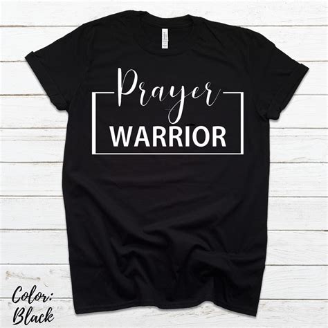 Prayer Warrior Shirt For Women Christian T For Her Bible Etsy