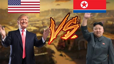 Donald Trump Vs Kim Jong Un War Youtube