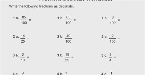 Mrs Whites 6th Grade Math Blog Fractions To Decimals And Vice Versa