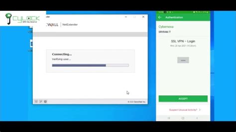 Sonicwall Netextender Ssl Vpn Cylock Mfa Youtube