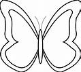 Line Butterfly - ClipArt Best
