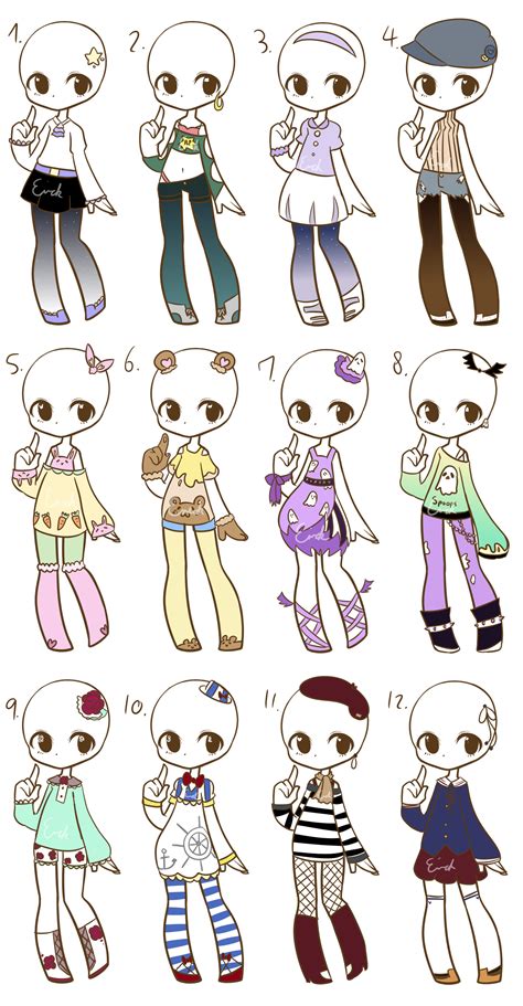 Outfit Adopts Closed By Nuggiez On Deviantart