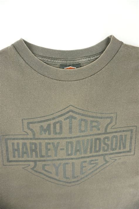Harley Davidson D Emblem Single Stitched Logo Vintage T Shirt