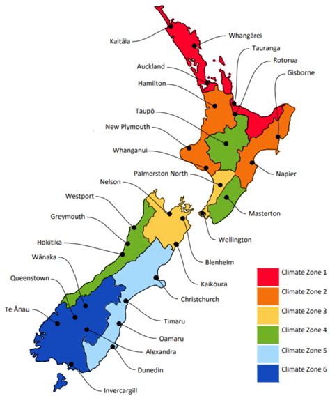 New Zealand Winter Climate Zones Infracomfort Nz