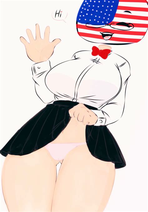 Rule 34 1girls American Flag Breasts Countryhumans Countryhumans Girl Female Flawsy Skirt Solo