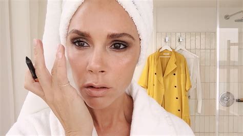 Watch Victoria Beckham Master The Five Minute Face With Her New Makeup Line Vogue