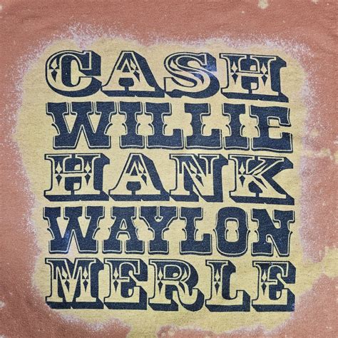 Cash Willie Hank Waylon Merle Country Music Icons Tie Gem