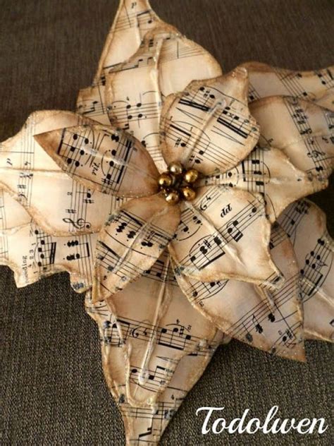 Easy To Make Romantic Sheet Music Decorating Projects Diy