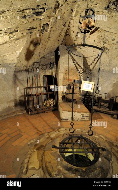 The Medieval Torture Room And Dungeon In The Dalibor Tower In The