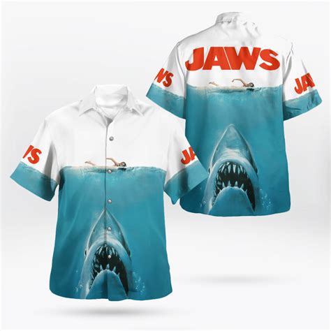 Shark Jaws Hawaiian Shirt Express Your Unique Style With Boxboxshirt