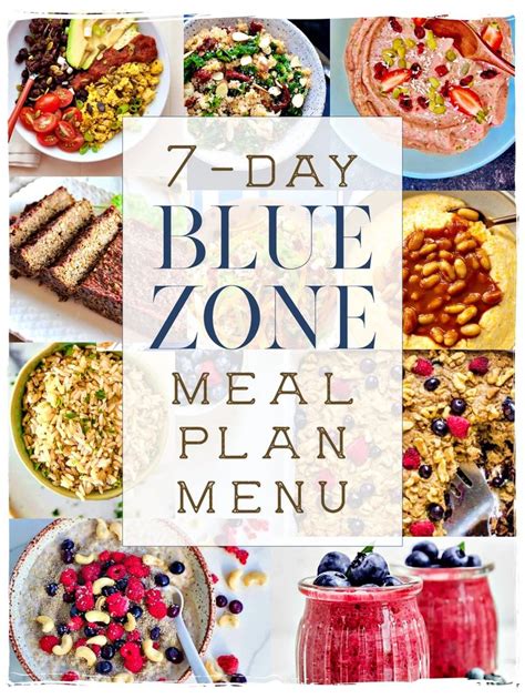Blue Zone 7 Day Meal Plan Menu Fro Planted365 Healthy Breakfasts
