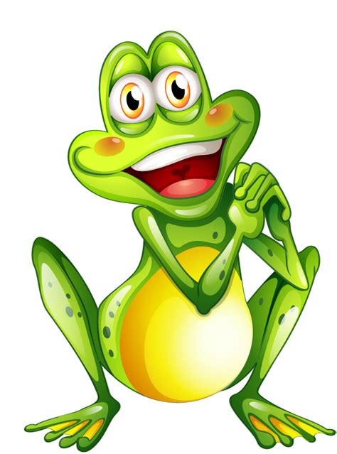 Free Cartoon Green Frog Frogs Sign Vector 369634