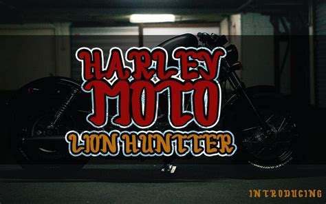 Harley Moto Font Free And Premium Download