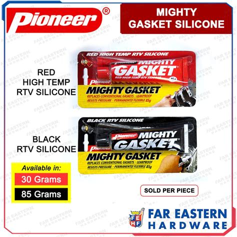 Pioneer Mighty Gasket Maker High Temp Rtv Silicon G G Shopee Philippines