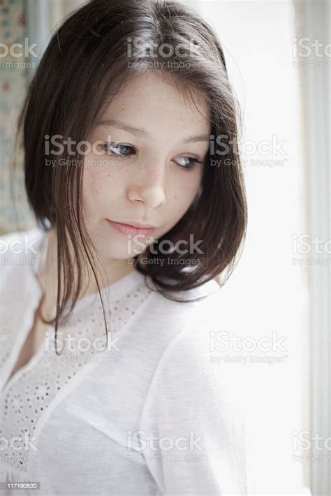 Portrait Of Teenage Girl Stock Photo Download Image Now Istock