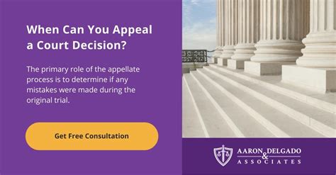 When Can You Appeal A Court Decision Aaron Delgado And Associates