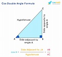 Cos Double Angle Formula - Learn Formula for Calculating Cos Double Angle