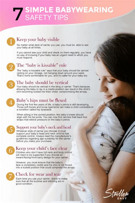 7 Simple Babywearing Safety Tips How To Carry Your Baby Properly