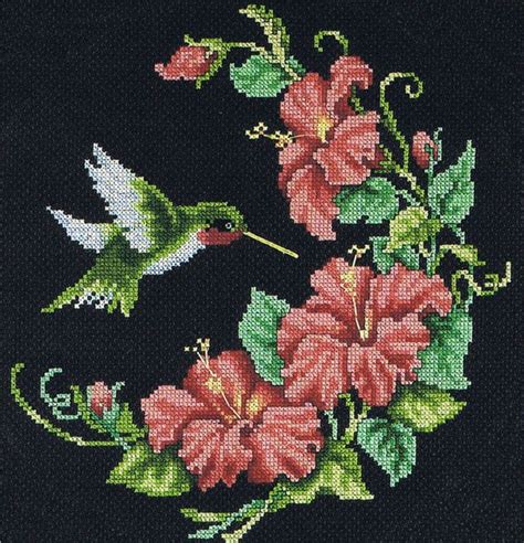 Simply bee, free cross stitch design to download, uses kreinik silk and metallic threads. Hummingbird | Cross stitch flowers, Cross stitch patterns ...