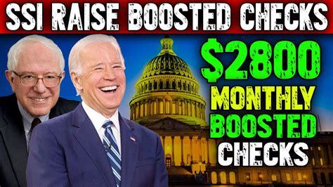 Senate Just Confirmed 2x Ssi Boosted Checks 2800 Monthly Increase