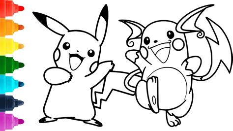 5 Desenhos Do Pikachu Para Colorir E Pintar Desenhos De Pokémon